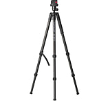 BOG DeathGrip Infinite Carbon Fiber Tripod, Arca-Swiss Mount, 360 Degrees of Rotation and 180 Degrees of Tilt, Ultra-Smooth Ball Head, Rubber Feet w/ Removable Spikes, Twist-Lock Legs, Black, 1163389