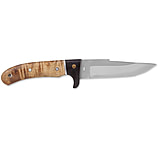 Boker German Scout Knife Fixed Blade Black Synthetic Handle w/ Top Serrated  Single Edge Blade (5.51”)
