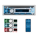 Image of Boss Audio Single din Marine Bluetooth/MP3/CD/CDRw/AM/FM Receiver w/ Front Aux Input and Wireless Remote