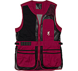 Image of Browning Bg Mesh Shooting Vest R-hand Women's Small Black/cassis
