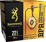 Image of Browning BPR .22 Long Rifle 40 Grain Lead Round Nose Brass Cased Rimfire Ammunition