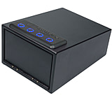 Bulldog Cases &amp; Vaults BD4030L Magnum LED Quick Vault Access Code/Key Black Steel