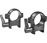 Image of Burris 1 inch Quick Detach Solid Steel Rifle Scope Rings ( fits Weaver - Style Bases )