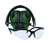 Caldwell E-Max Low Profile Electronic Hearing Protection Ear Muffs w/Shooting Glasses 487309