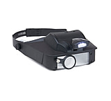 Carson LumiCraft 2x Hands Free Lighted Magnifier with 4x Spot Lens LC-15