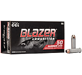 Image of CCI Ammunition Blazer Aluminum .357 Magnum 158 Grain Jacketed Hollow Point Centerfire Pistol Ammunition