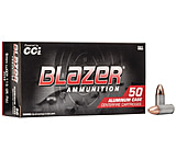 Image of CCI Ammunition Blazer Aluminum 9mm Luger 115 Grain Full Metal Jacket Centerfire Pistol Ammunition