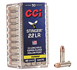 CCI Ammunition Stinger .22 Long Rifle 32 Grain Copper Plated Hollow Point Rimfire Ammunition