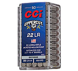 CCI Ammunition Uppercut .22 Long Rifle Rimfire, 32 grain, Jacketed Hollow Point JHP, Nickel Plated Ammo, 50 Rounds, 960CC