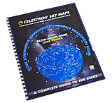 Image of Celestron Sky Maps Chart - Illustrated Star Map Atlas / Deep Sky objects Reference Guide 93722
