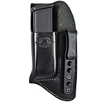 Comp-Tac Single Mag Concealment Pouch IWB Leather, Small - 1911 Single Stack, MP Shield, G43, Walther PPS, Left Hand, Black, C628SM000LBSN