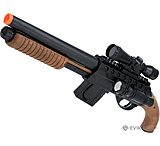 Cybergun / Spartan Military &amp; Law Enforcement Mossberg Licensed M500 Magazine-Fed Airsoft Shotgun Package, Black, 27740