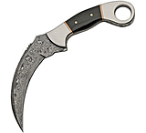 Image of Damascus Fixed Blade Karambit 8.5in Fixed Blade Knife