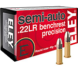 Eley Ammunition Eley Ammo Precision .22LR 40GR. Semi-auto Benchrest 50 Rounds