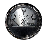Image of Faria Beede Instruments 2&quot; Oil Pressure Gauge 80 PSI