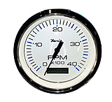 Image of Faria Beede Instruments 4&quot; Tachometer w/Hourmeter 4000 RPM Diesel Mech. Takeoff &amp; Var. Ratio Alt