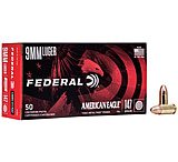 Image of Federal Premium American Eagle Indoor Range Training 9mm Luger 147 Grain Full Metal Jacket Centerfire Pistol Ammunition