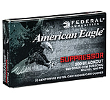 Federal Premium SUBSONIC .300 AAC Blackout 220 Grain Open Tip Match Centerfire Rifle Ammo, 20 Rounds, AE300BLKSUP2