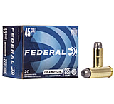 Image of Federal Premium Champion .45 Colt 225 Grain Semi-Wadcutter Hollow Point Centerfire Pistol Ammunition