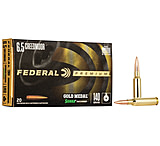 Image of Federal Premium GOLD MEDAL SMK 6.5 Creedmoor 140 Grain Sierra MatchKing Boat Tail Hollow Point Centerfire Rifle Ammunition
