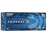 Image of Federal Premium Power-Shok .223 55 Grain Jacketed Soft Point Centerfire Rifle Ammunition