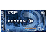 Image of Federal Premium Power-Shok 7.62x39 mm 123 Grain Jacketed Soft Point Centerfire Rifle Ammunition