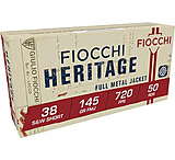 Image of Fiocchi Cowboy Action Heritage .38 S&amp;W Short 145 Grain Full Metal Jacket Brass Cased Centerfire Pistol Ammunition