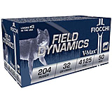 Image of Fiocchi Field Dynamics 204 Ruger 32 Grain VMAX Brass Rifle Ammunition
