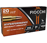 Image of Fiocchi Hyperformance Defense .243 Winchester 95 Grain SST Brass Cased Rifle Ammunition