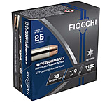 Image of Fiocchi Hyperformance Defense .38 Special 110 Grain XTPHP Brass Pistol Ammunition