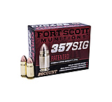 Fort Scott Munitions 357SIG 95 Grain Centerfire Pistol Ammunition, 20