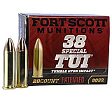 Image of Fort Scott Munitions .38 Special 80 Grain Solid Copper Spun Pistol Ammunition