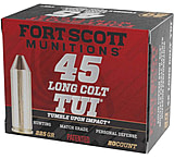 Image of Fort Scott Munitions .45 Colt 225 Grain SCS Solid Copper Spun Brass Cased Rifle Ammunition
