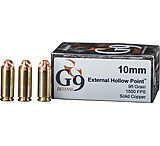 Image of G9 Defense 10mm Auto 95 Grain Hollow Point Brass Cased Pistol Ammunition