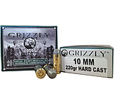 Image of Grizzly Cartridge 10 mm 220 Grain Hard Cast Flat Point Pistol Ammunition