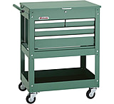 Image of Grizzly Industrial Rolling Tool Cart with 4 Drawer Tool Chest