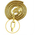 Image of HERO'S PRIDE Whistle Chain w/ Epaulette Clasp