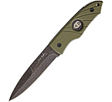 Image of Hoffner Knives Hand Spear Standard Edge Olive Fixed Blade Knife