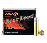 Image of HSM Ammunition Bear Load .45 Colt 325 Grain Wide Flat Nose Brass Cased Centerfire Pistol Ammunition