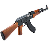 Kalashnikov Licensed AK-47 Airsoft AEG Rifle w/ Electric Blowback and Real Wood, Black/Brn, Large, 12916