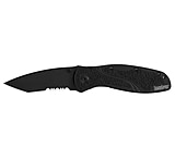 Image of Kershaw Blur Tanto Black Serrated Assisted Folding Knife by Ken Onion