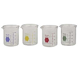 Image of Kimble/Kontes KIMAX Brand Griffin Beakers, Low Form, Double Scale, Borosilicate Glass 14000 800, Pack of 6