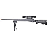 Image of Lancer Tactical Low FPS M24 Bolt Action Spring Powered Sniper Rifle w/ Scope &amp; Bipod