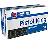 Image of Lapua Pistol King .22 Long Rifle 40-Grain Lead Round Nose (LRN) Brass Rimfire Ammunition
