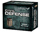 Image of Liberty Ammunition Civil Defense .40 S&amp;W 60 Grain Hollow Point Brass Cased Centerfire Pistol Ammunition