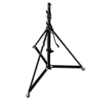 Manfrotto 126CSU Chrome Plated Steel Heavy Duty Stand With Leveling Leg,  10.9 Foot 