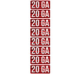 Image of Mtm Ammo Caliber Labels 20ga 8-pack