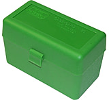 Image of MTM Case-Gard 50 Rifle Ammo Boxes .220 Swift to .458 Winchester Green RL-50-10