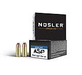 Image of Nosler ASP 9mm 115 Grain Jacketed Hollow Point Brass Cased Pistol Ammunition