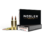 Image of Nosler Match Grade .28 Nosler 168 Grain Custom Competition Brass Cased Centerfire Rifle Ammunition